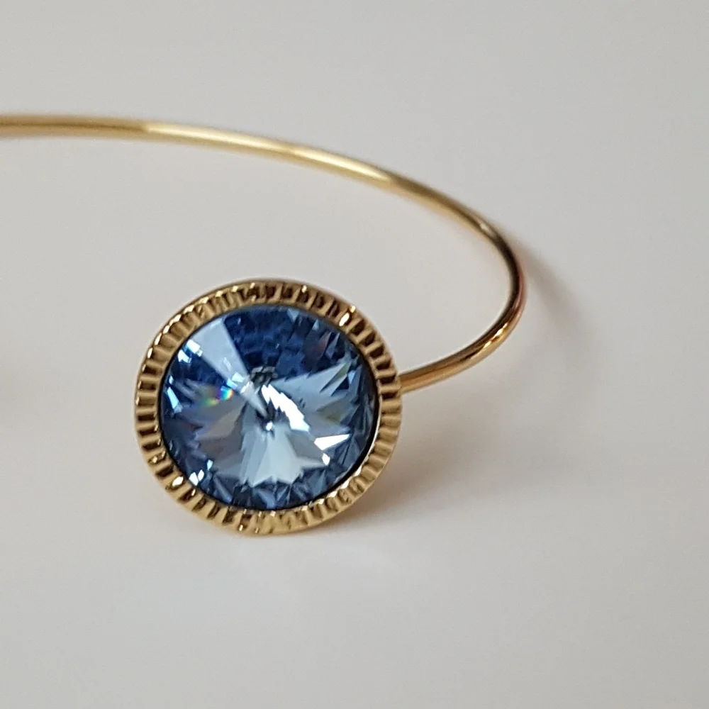 Ted Baker Rose Gold Revenna Rivoli Crystal Cuff